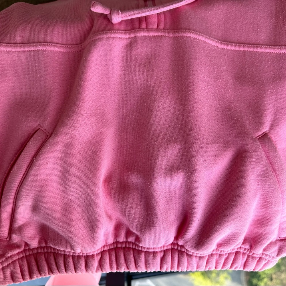 Alo Yoga Stadium Half-Zip in Macaron Pink, Size Small - Picture 12 of 15